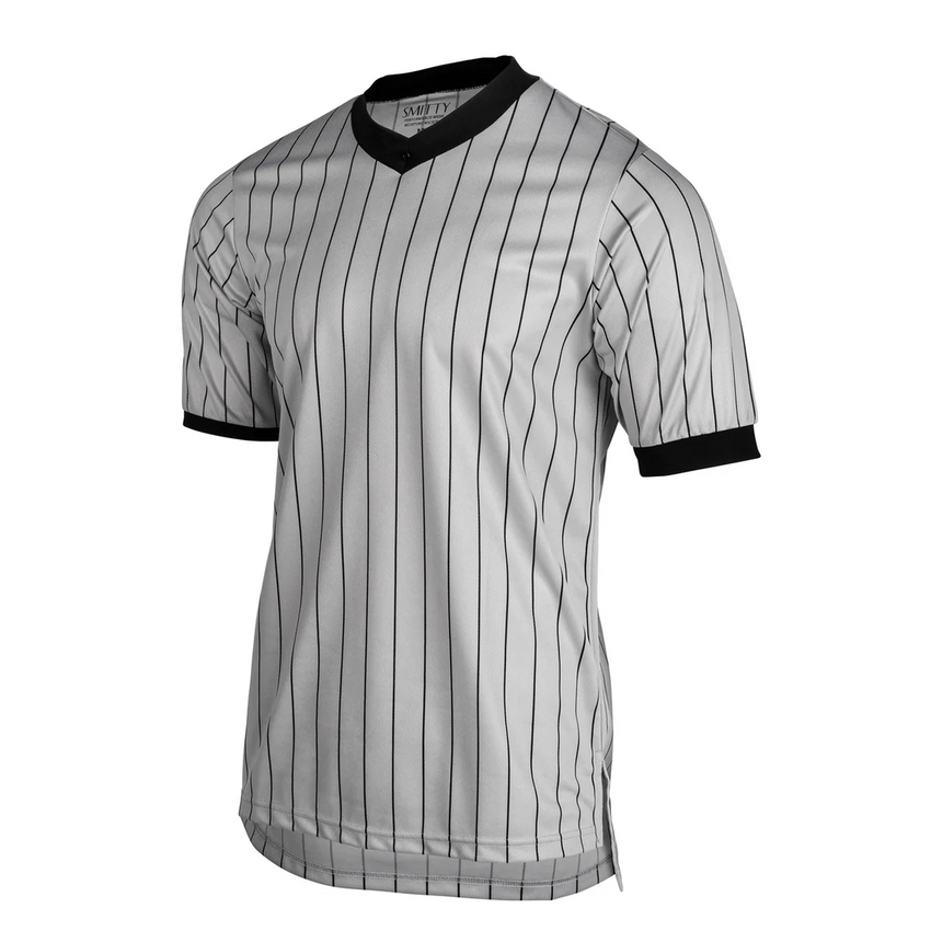 Smitty Men's Grey w/Black Pinstripe Basketball/Wrestling Shirt
