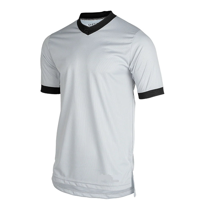 Smitty Dye-Sublimated Men's Solid Grey Basketball/Wrestling Shirt