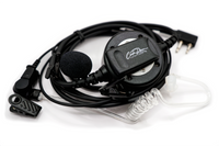 Push to Talk (PTT) Coil Tube Headset for Midland Radios -  v3.0