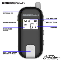 CROSSTALK CT-35BT Bluetooth-enabled Full-Duplex Official-to-Official Communication System