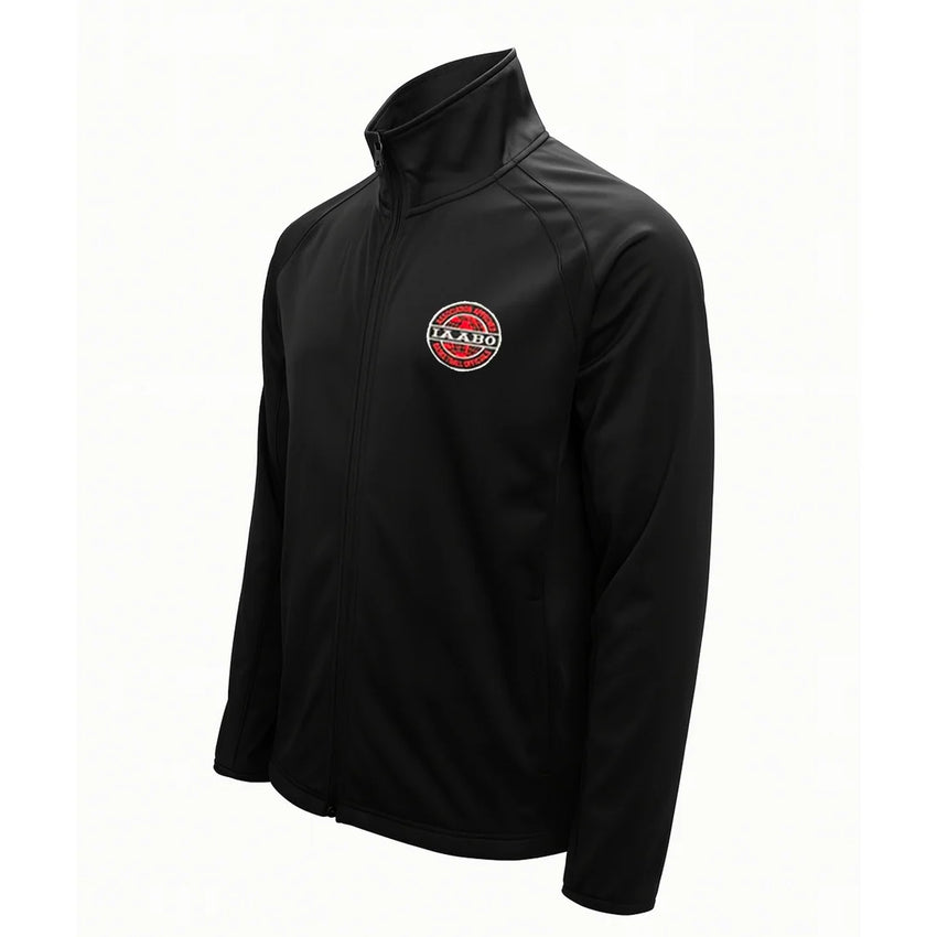 SMITTY IAABO SOLID BLACK FRONT ZIPPER JACKET