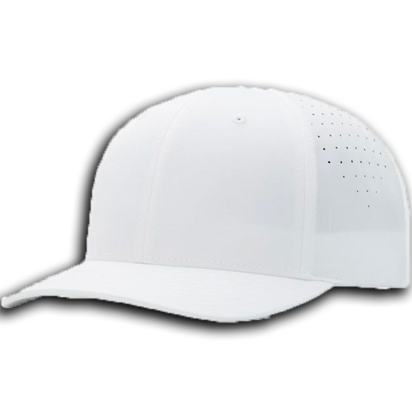 Richardson Ignite Laser Performance Football/Lacrosse Cap White