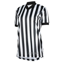 Smitty "Elite" Performance Interlock 1" Stripe W/ Black Side Panel Women's Basketball Shirt