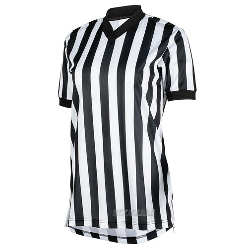 Smitty "Elite" Performance Interlock 1" Stripe W/ Black Side Panel Women's Basketball Shirt