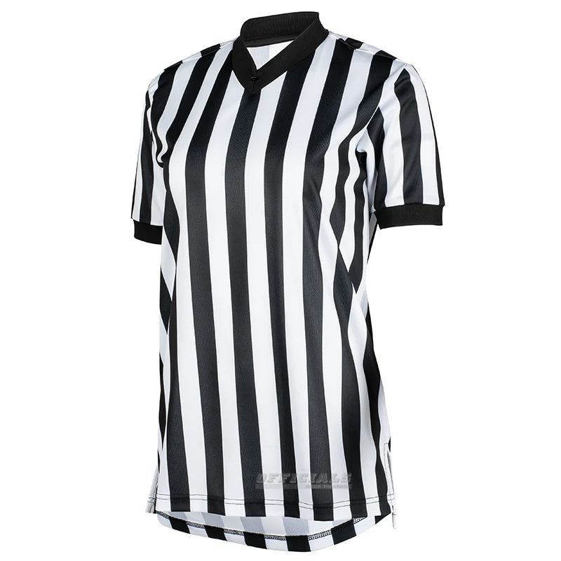Smitty "Elite" Performance Interlock 1" Stripe W/ Black Side Panel Women's Basketball Shirt