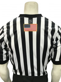 ASBI200 Smitty's IAABO Black and White Stripe Shirt I200