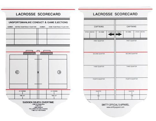 ASLIN Smitty Lacrosse Rewritable Info Card