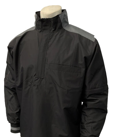 ASKJ340 Smitty Major League-Style 1/2 Zip Convertible Jacket
