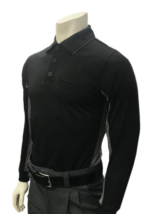 HBKP13 Major League-Style Long Sleeve Side Panel Baseball Shirt