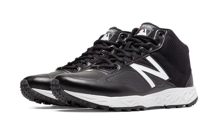 ASN950 Black and White New Balance Field Shoe Low and Mid Cut
